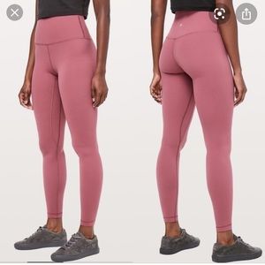 Merlot colored align leggings full length